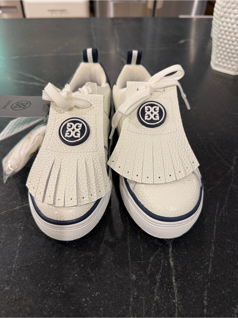 NWT G/FORE The Disruptor Women’s Golf Shoes White/Navy Size 7.5 NWT